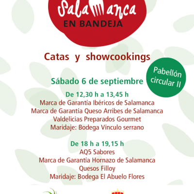 Showcookigs Salamanca en bandeja en Salamaq (Sábado 6 de septiembre)