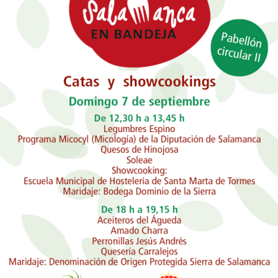 Showcookigs Salamanca en bandeja en Salamaq (Domingo 7 de septiembre)