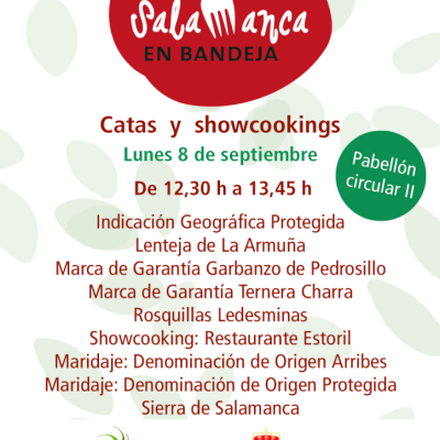 Showcookigs Salamanca en bandeja en Salamaq (Lunes 8  de septiembre)